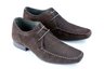 View Item New Ikon Mod Lace Up Shoe Corded Suede Brown
